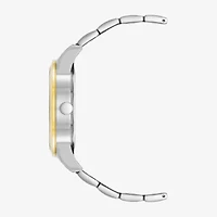 Armitron Mens Silver Tone Stainless Steel Bracelet Watch 20/5491chtt