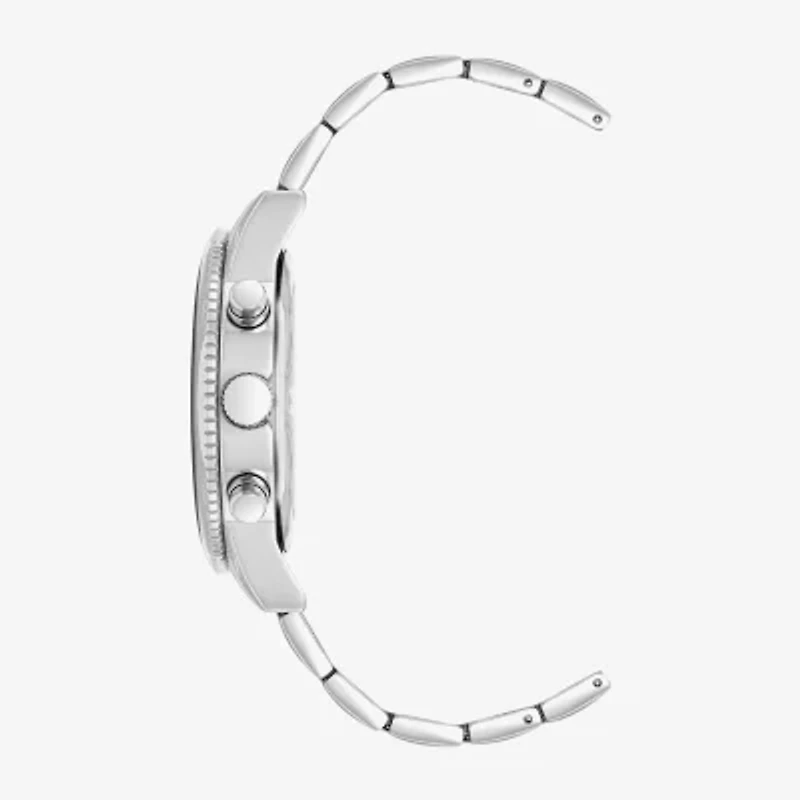 Armitron Mens Silver Tone Stainless Steel Bracelet Watch 20/5598bysv