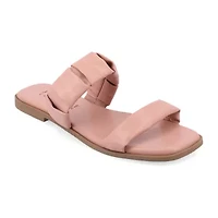 Journee Collection Womens Pegie Flat Sandals