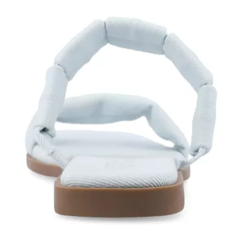 Journee Collection Womens Pegie Flat Sandals