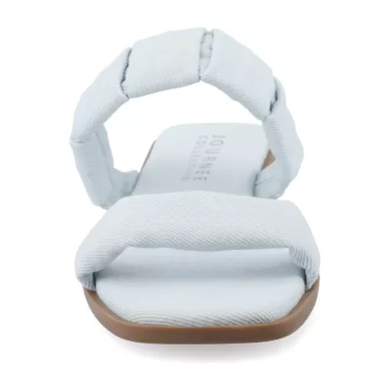 Journee Collection Womens Pegie Flat Sandals