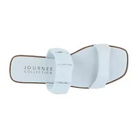 Journee Collection Womens Pegie Flat Sandals