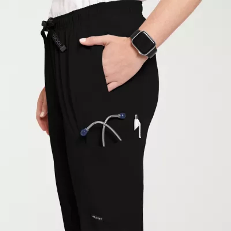 Jockey 2520 Cargo 4-Pocket Womens Petite Stretch Fabric Scrub Pant