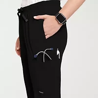 Jockey 2520 Cargo 4-Pocket Womens Petite Stretch Fabric Scrub Pant