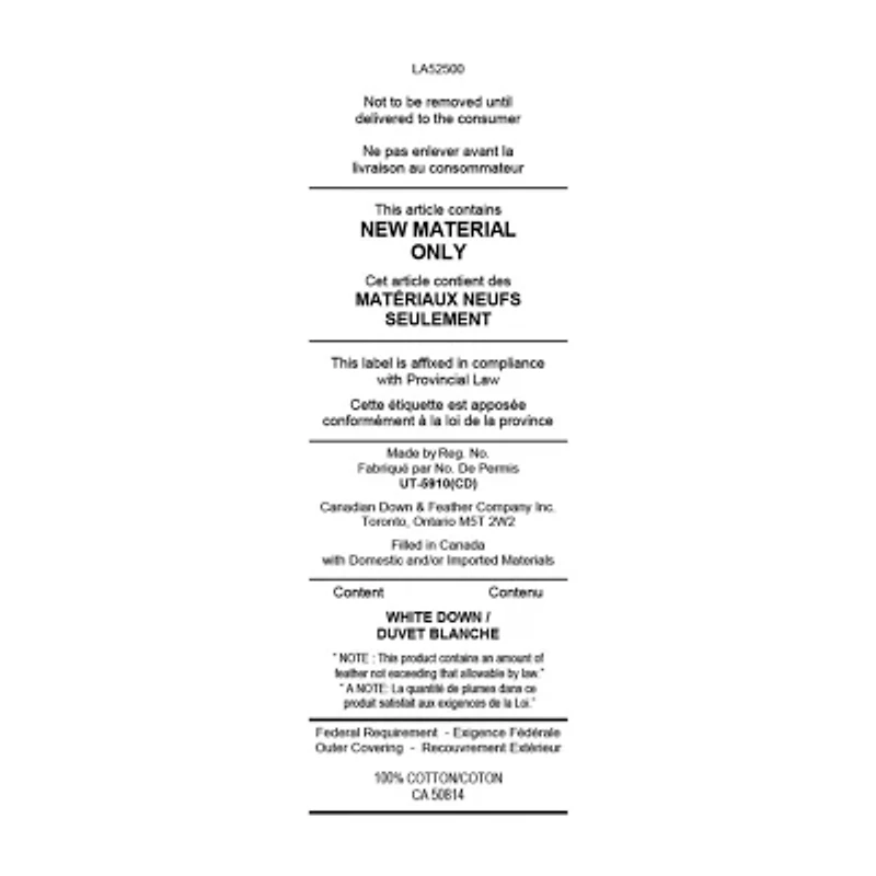 Canadian Down & Feather Company Comforter