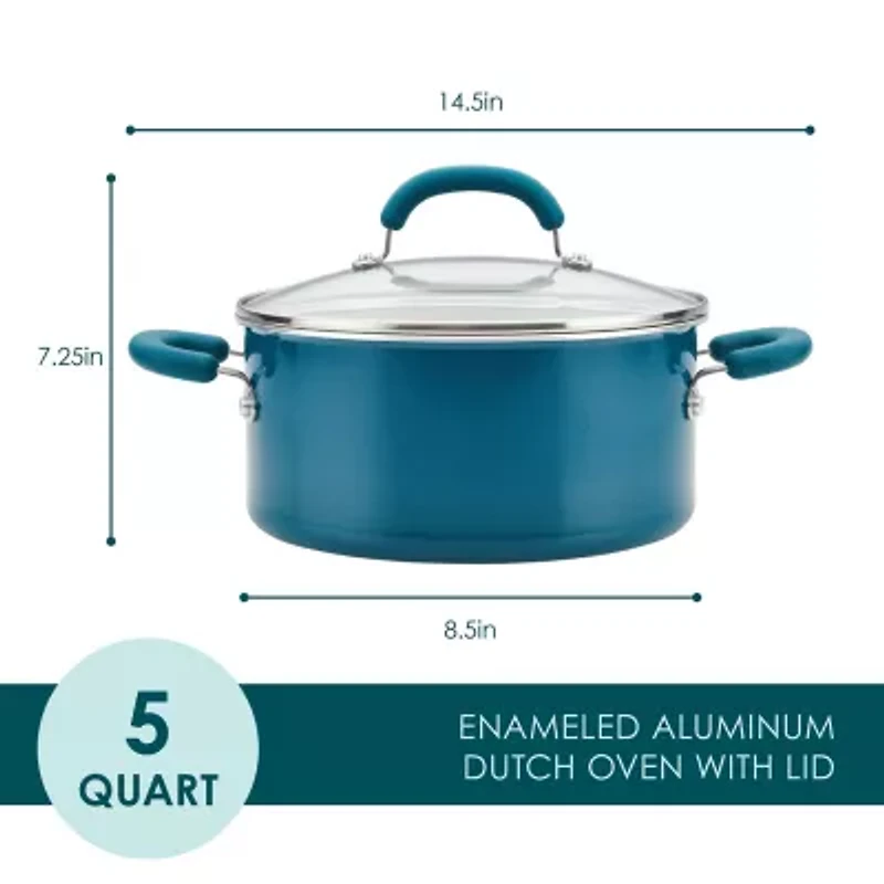 Rachael Ray Create Delicious 5-qt. Non-Stick Dutch Oven with Lid