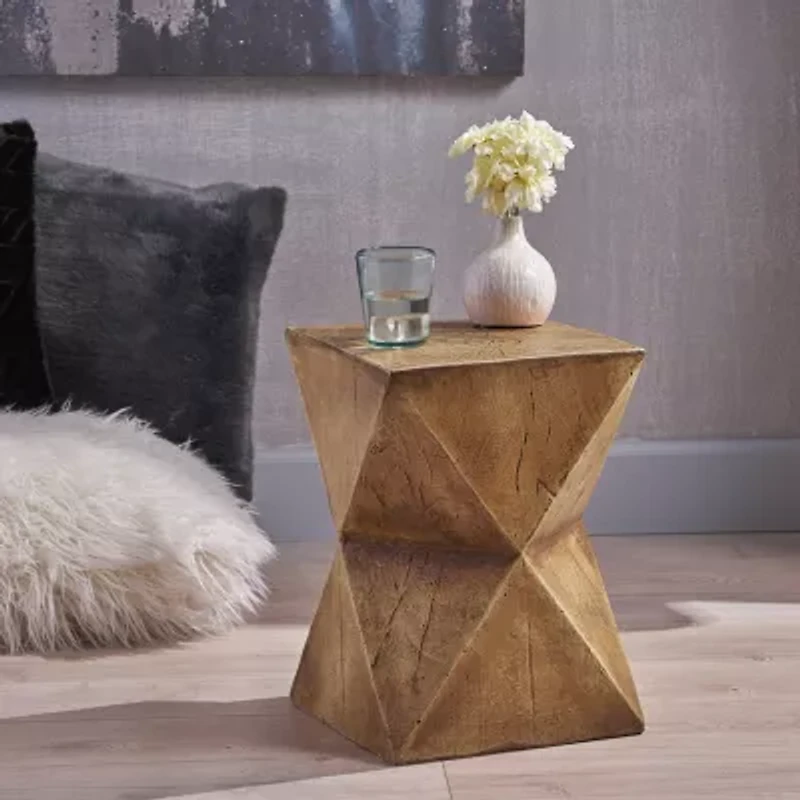 Bryleigh Concrete Side Table