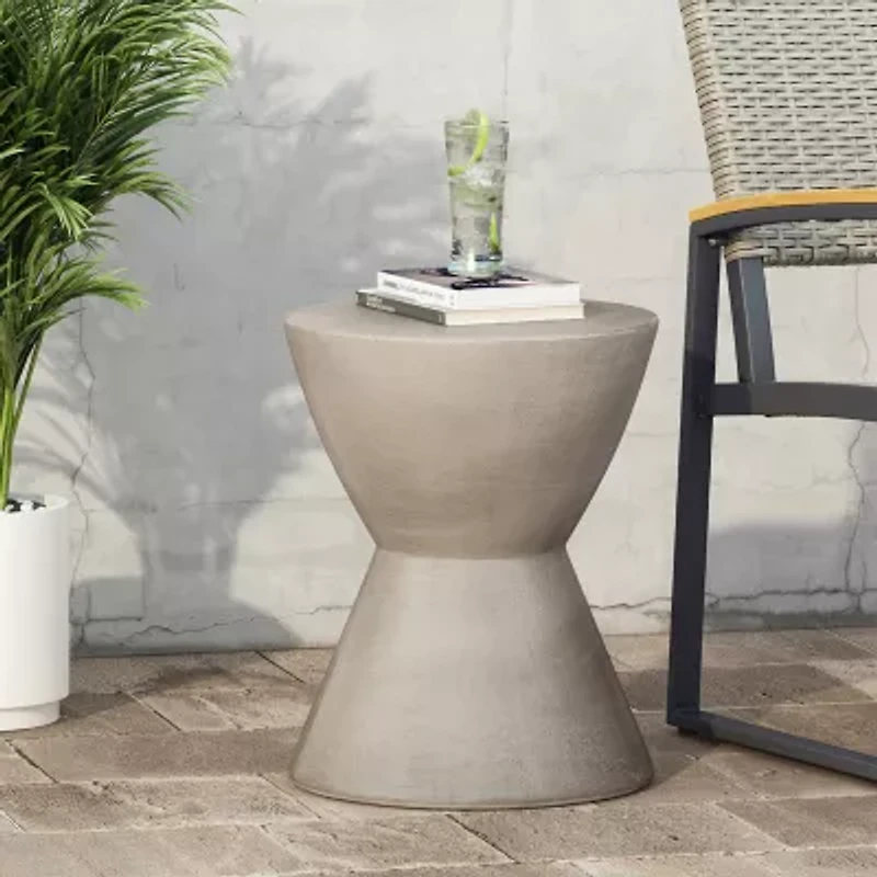 Montreal Weather Resistant Concrete Side Table