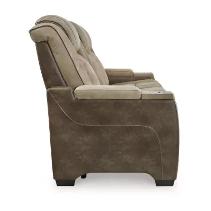 Signature Design By Ashley® Next-Gen DuraPella Dual Power Track Arm Reclining Sofa