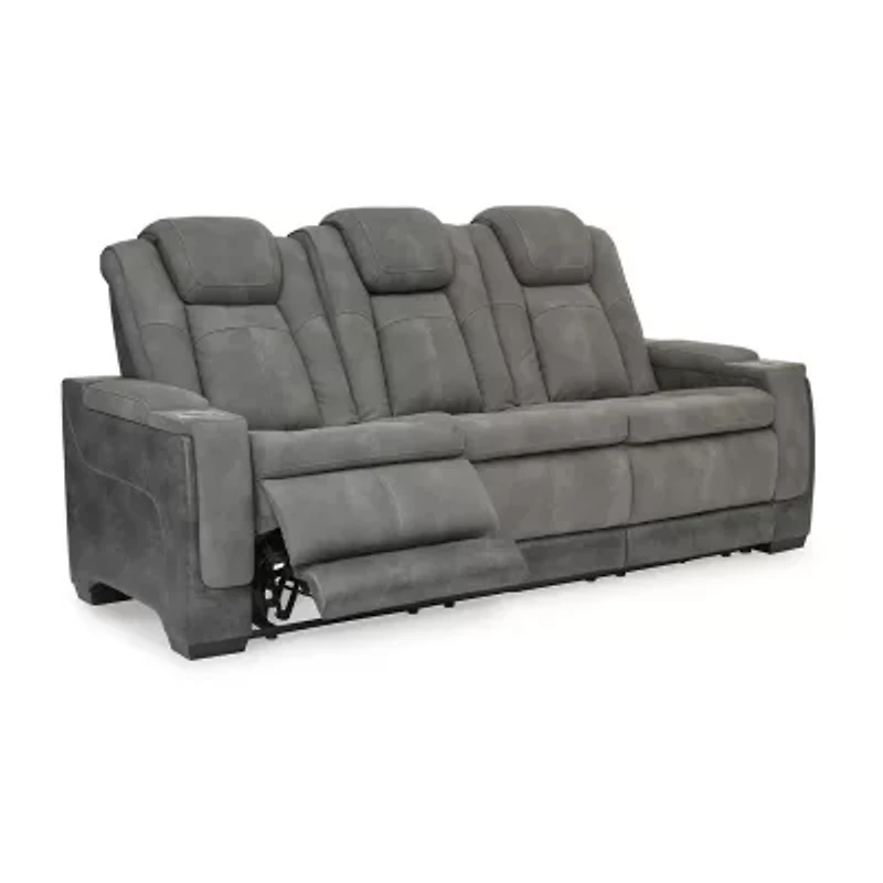 Signature Design By Ashley® Next-Gen DuraPella Dual Power Track Arm Reclining Sofa