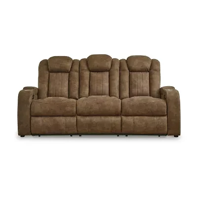 Signature Design By Ashley® Wolfridge Dual Power Reclining Sofa