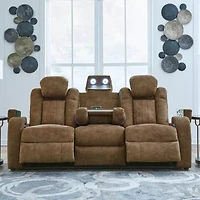 Signature Design By Ashley® Wolfridge Dual Power Reclining Sofa