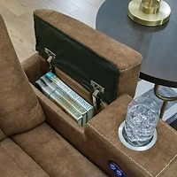Signature Design By Ashley® Wolfridge Dual Power Reclining Sofa