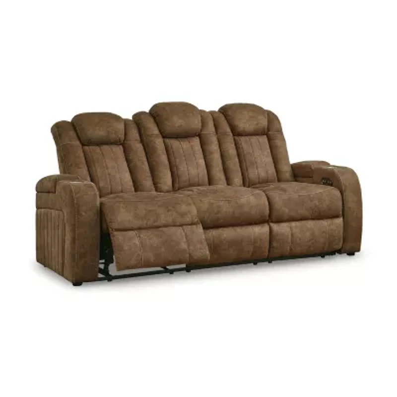 Signature Design By Ashley® Wolfridge Dual Power Reclining Sofa