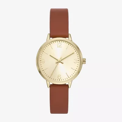 Womens Brown Strap Watch Fmdjo302
