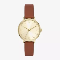 Womens Brown Strap Watch Fmdjo302