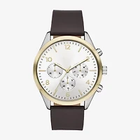 Mens Brown Strap Watch Fmdjo311