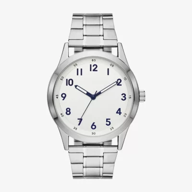 Mens Silver Tone Bracelet Watch Fmdjo312