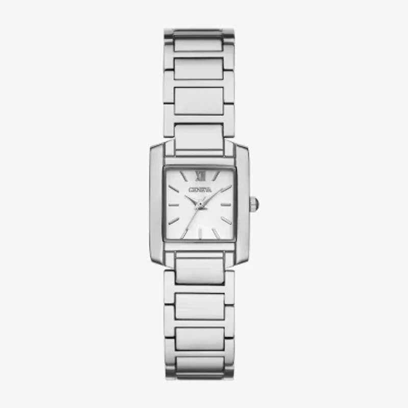 Geneva  Ladies Womens Silver Tone Bracelet Watch Fmdjm296