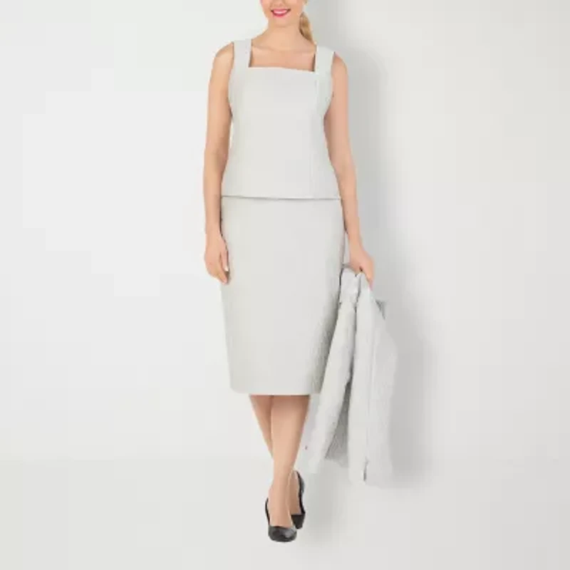 Giovanna Collection 3-pc. Brocade Skirt Suit-Plus