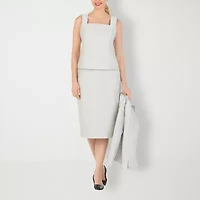 Giovanna Collection 3-pc. Brocade Skirt Suit-Plus