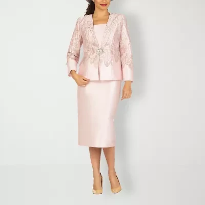 Giovanna Collection 3-pc. Skirt Suit-Plus