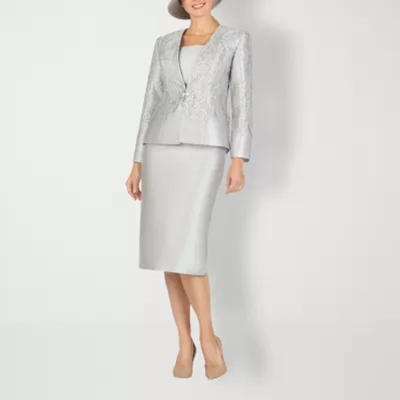 Giovanna Collection 3-pc. Skirt Suit-Plus