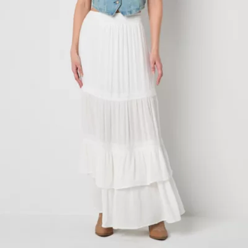 Arizona Womens Juniors Maxi Skirt