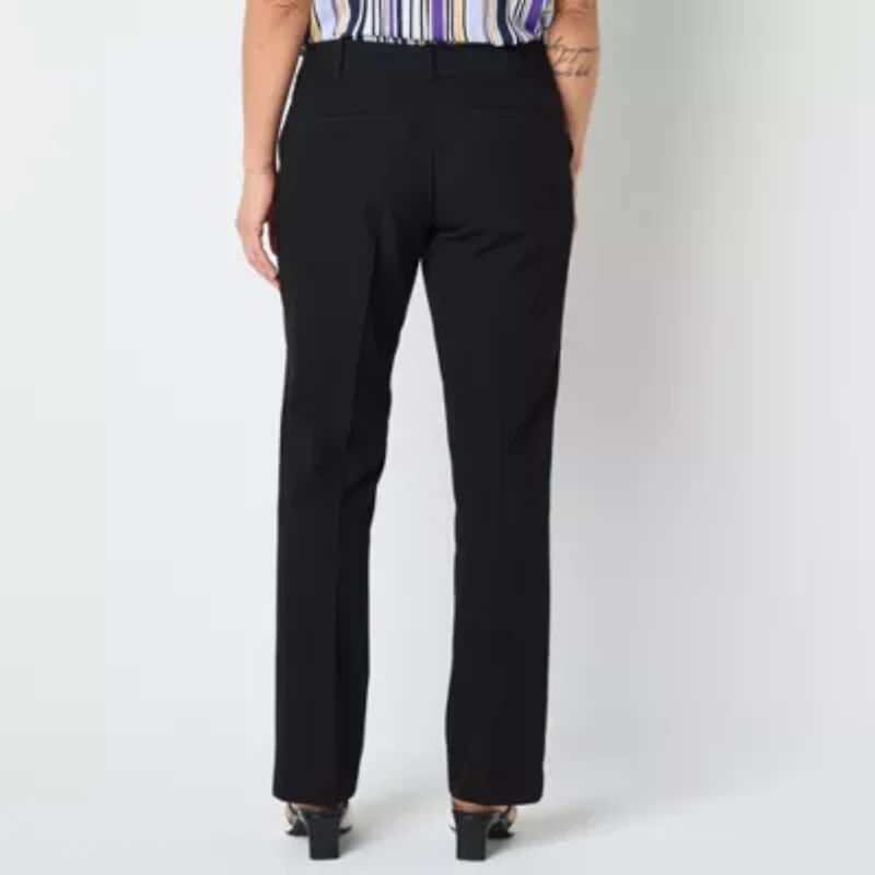 Liz Claiborne Audra Tailored Womens Straight Mid Rise Trouser