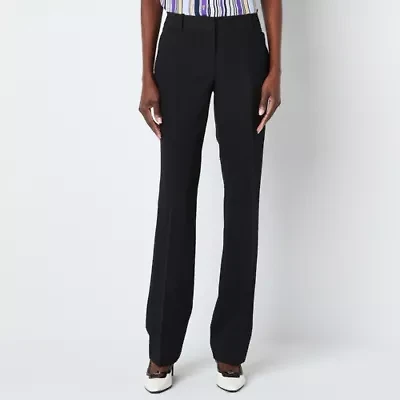 Liz Claiborne Audra Tailored Womens Straight Mid Rise Trouser