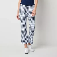 St. John's Bay Womens Straight High Rise Cropped Pant
