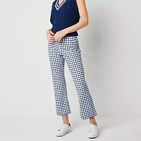 St. John's Bay Womens Straight High Rise Cropped Pant