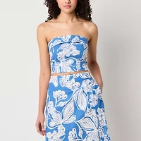 a.n.a Womens Linen Blend Tube Top