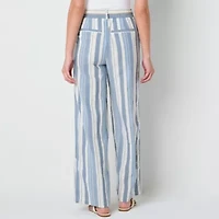 Frye and Co. Womens Wide Leg Flat Front Pant