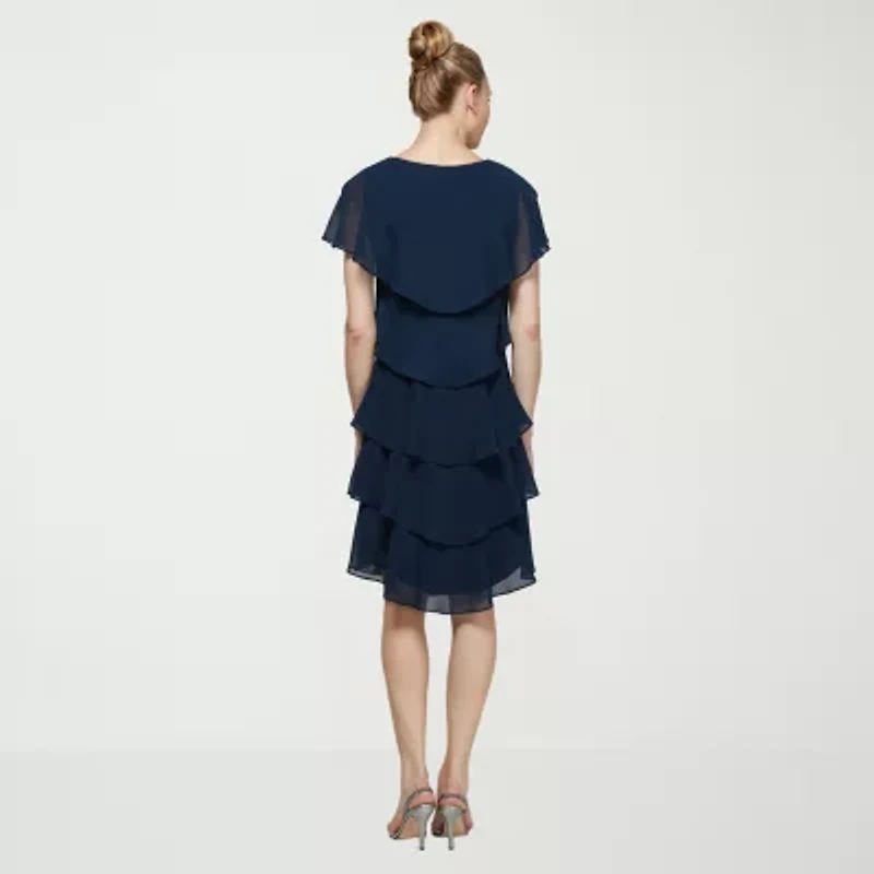 S. L. Fashions Womens Sleeveless Shift Dress