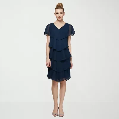 S. L. Fashions Womens Sleeveless Shift Dress