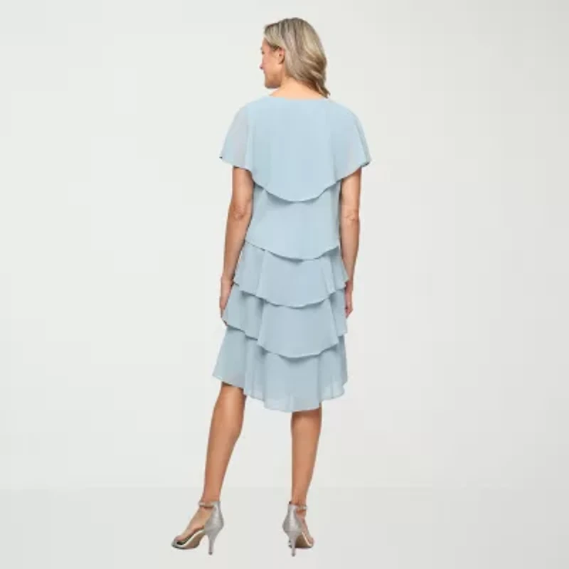 S. L. Fashions Womens Sleeveless Shift Dress