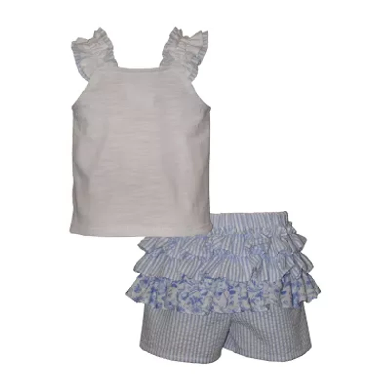 Bonnie Jean Baby Girls 2-pc. Short Set