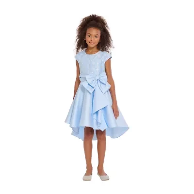 Bonnie Jean Big Kid Girls Short Sleeve Cap Fit + Flare Dress