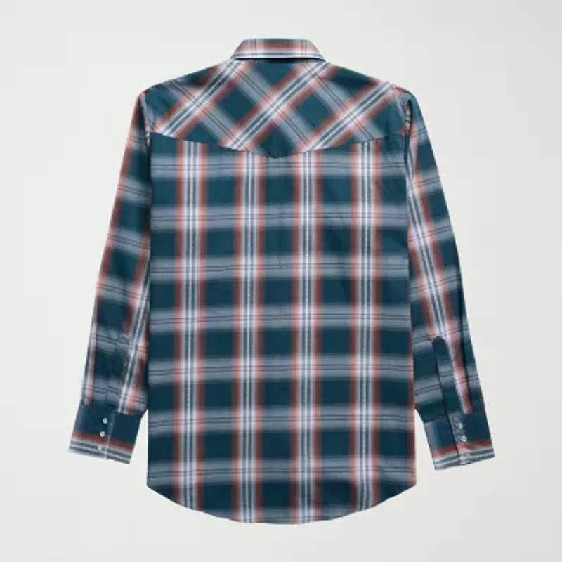 Ely Cattleman Mens Long Sleeve Western Shirt