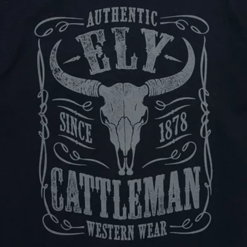 Ely Cattleman Mens Crew Neck Short Sleeve T-Shirt