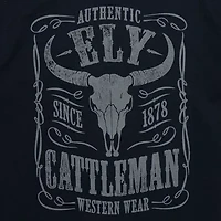 Ely Cattleman Mens Crew Neck Short Sleeve T-Shirt