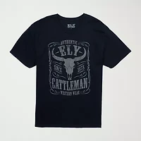 Ely Cattleman Mens Crew Neck Short Sleeve T-Shirt