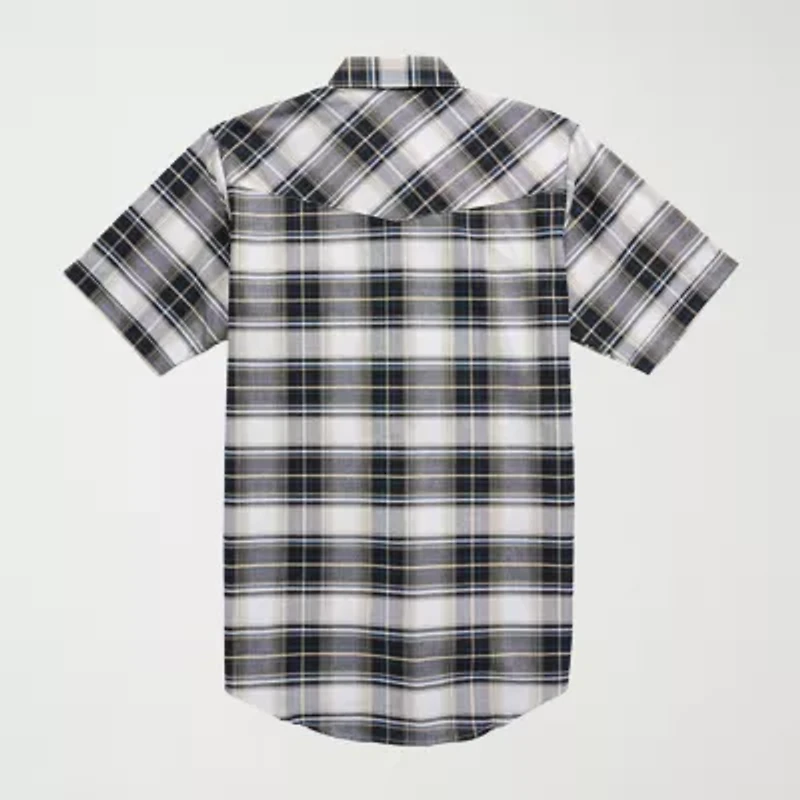 Ely Cattleman Tall Mens Short Sleeve Western Shirt