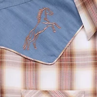 Ely Cattleman Tall Mens Long Sleeve Western Shirt