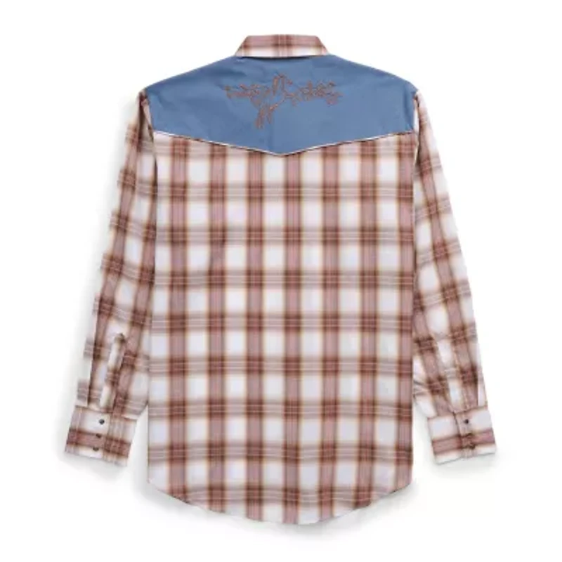 Ely Cattleman Tall Mens Long Sleeve Western Shirt