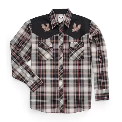 Ely Cattleman Tall Mens Long Sleeve Western Shirt