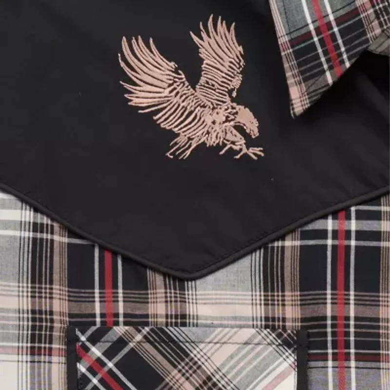 Ely Cattleman Tall Mens Long Sleeve Western Shirt