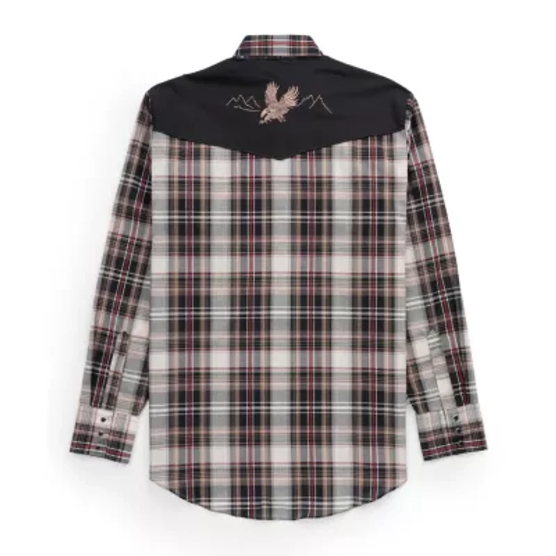 Ely Cattleman Tall Mens Long Sleeve Western Shirt