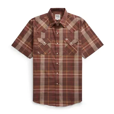 Ely Cattleman Tall Mens Short Sleeve Western Shirt